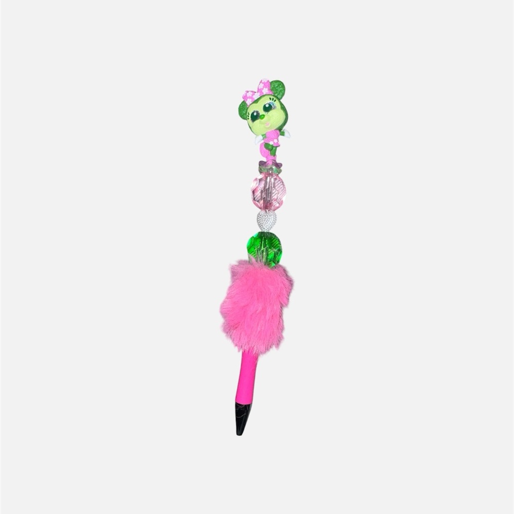 Pink and Green Minnie Mouse  Pen